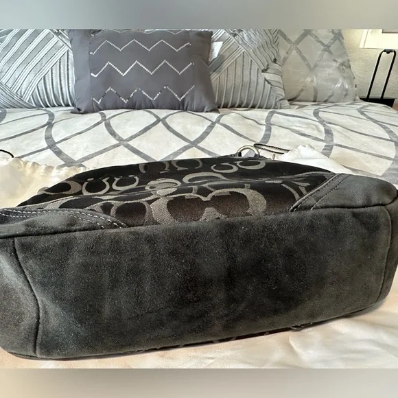 Coach Black Monogram Purse - Picture 5 of 7